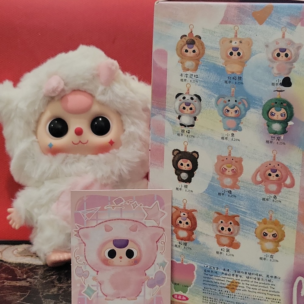 Baby Three The Lovely Series Plush Little Lamb Movable Eyes Confirmed. - Picture 4 of 5